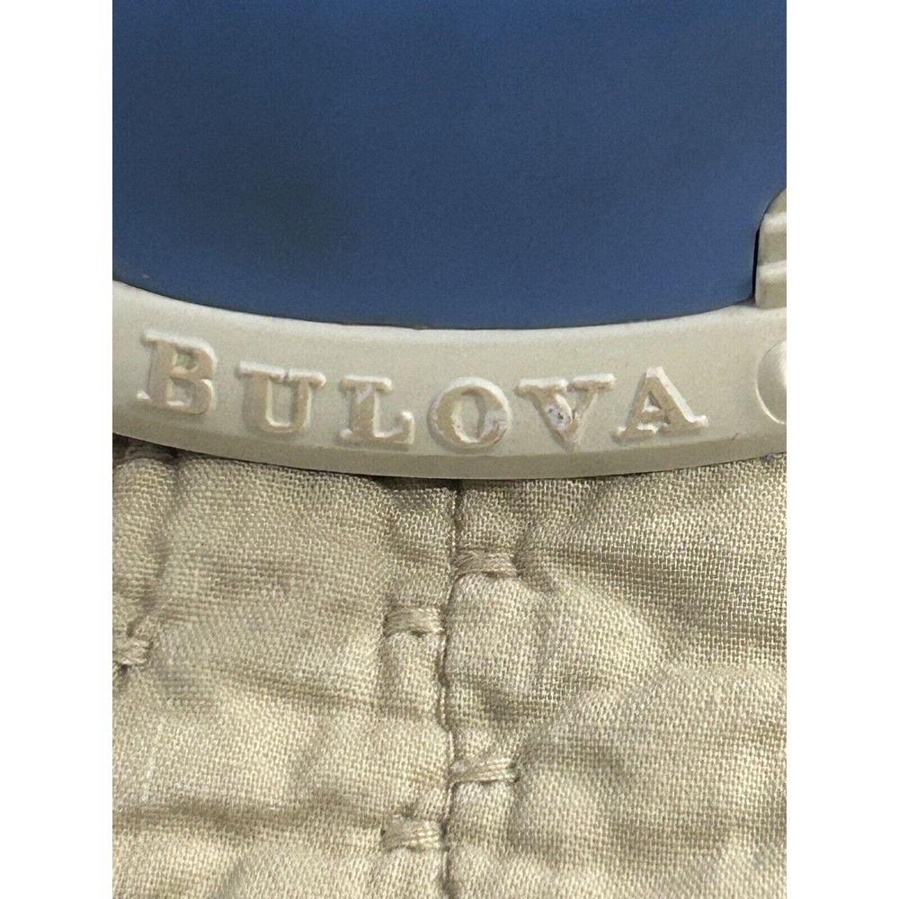 Bulova Resin Dolly Madison White And Blue Collection Box Box Only - Picture 4 of 13
